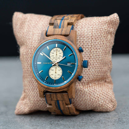 Cadaques Chronograph Holzuhr