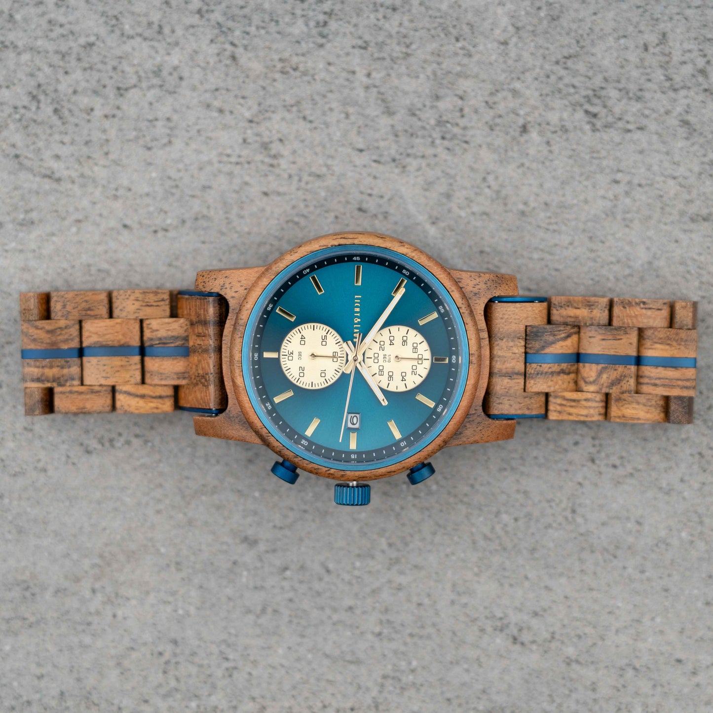 Cadaques Chronograph Holzuhr