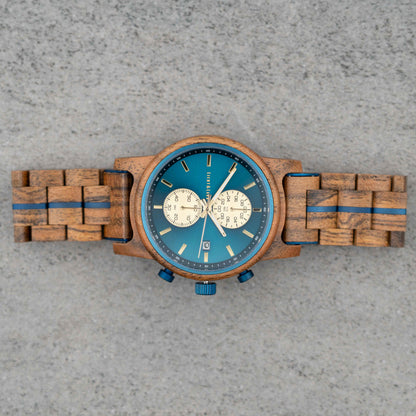 Cadaques Chronograph Holzuhr