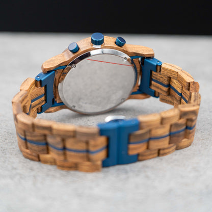 Cadaques Chronograph Holzuhr