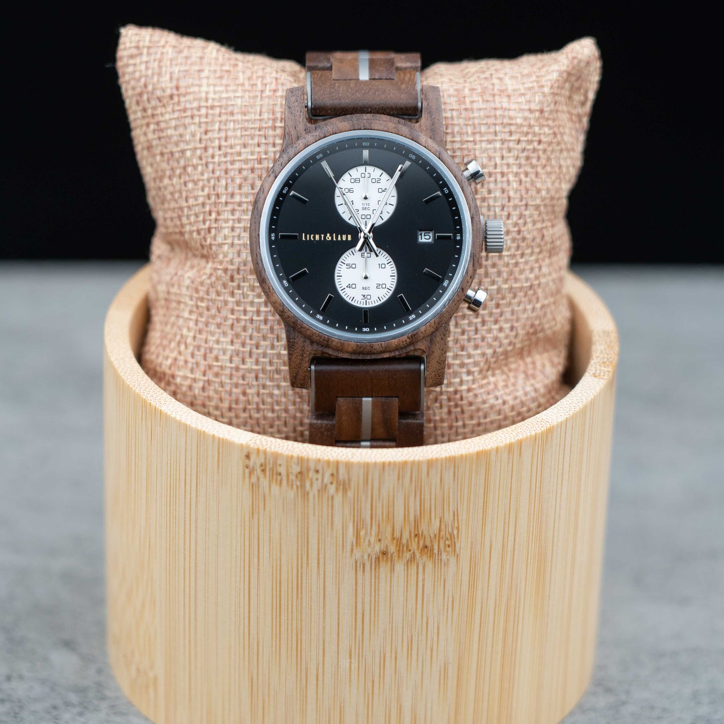 Banyoles Chronograph Holzuhr