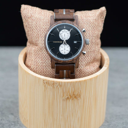 Banyoles Chronograph Holzuhr