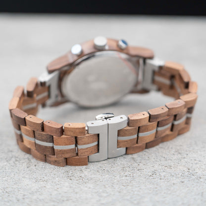 Banyoles Chronograph Holzuhr