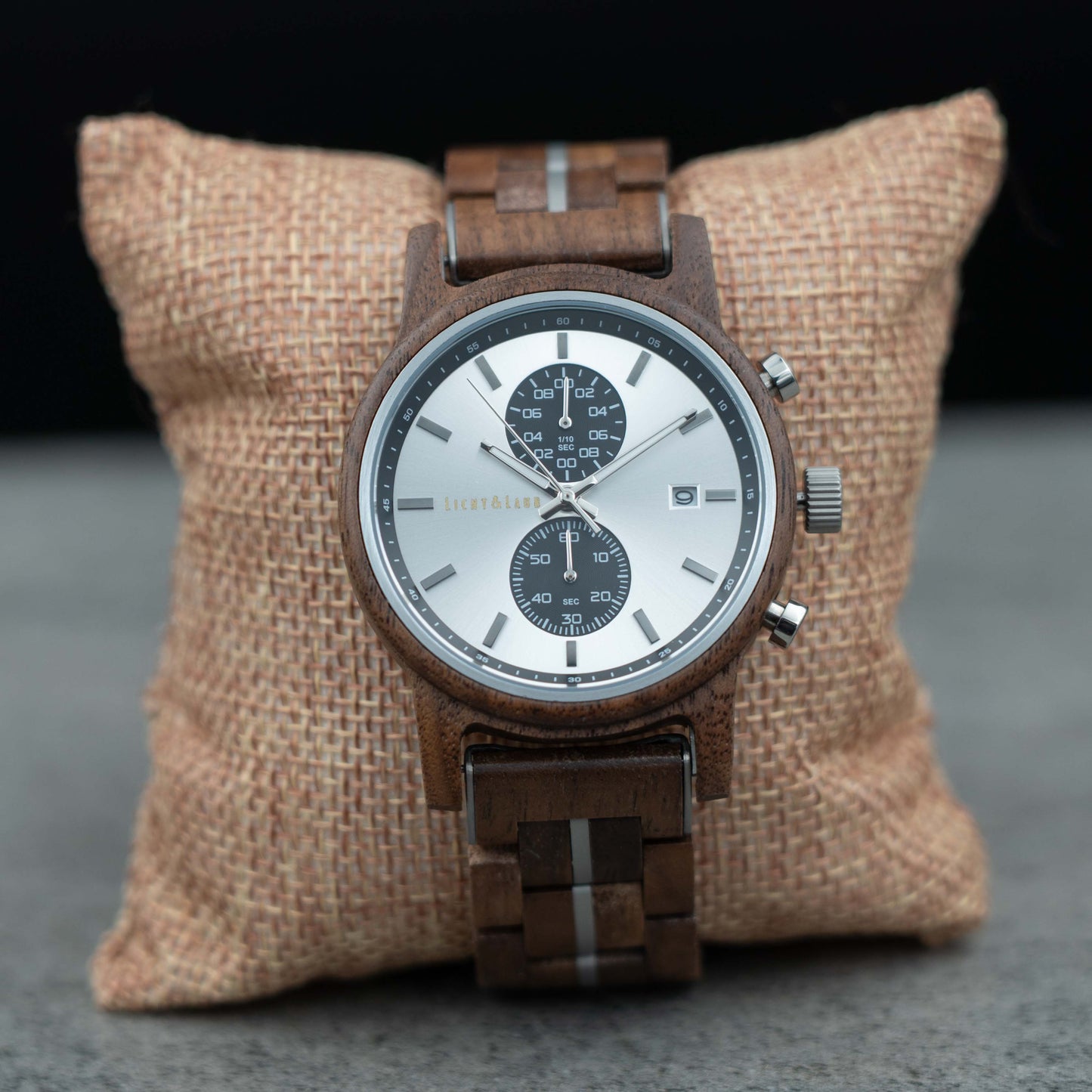 Besalu Chronograph Holzuhr