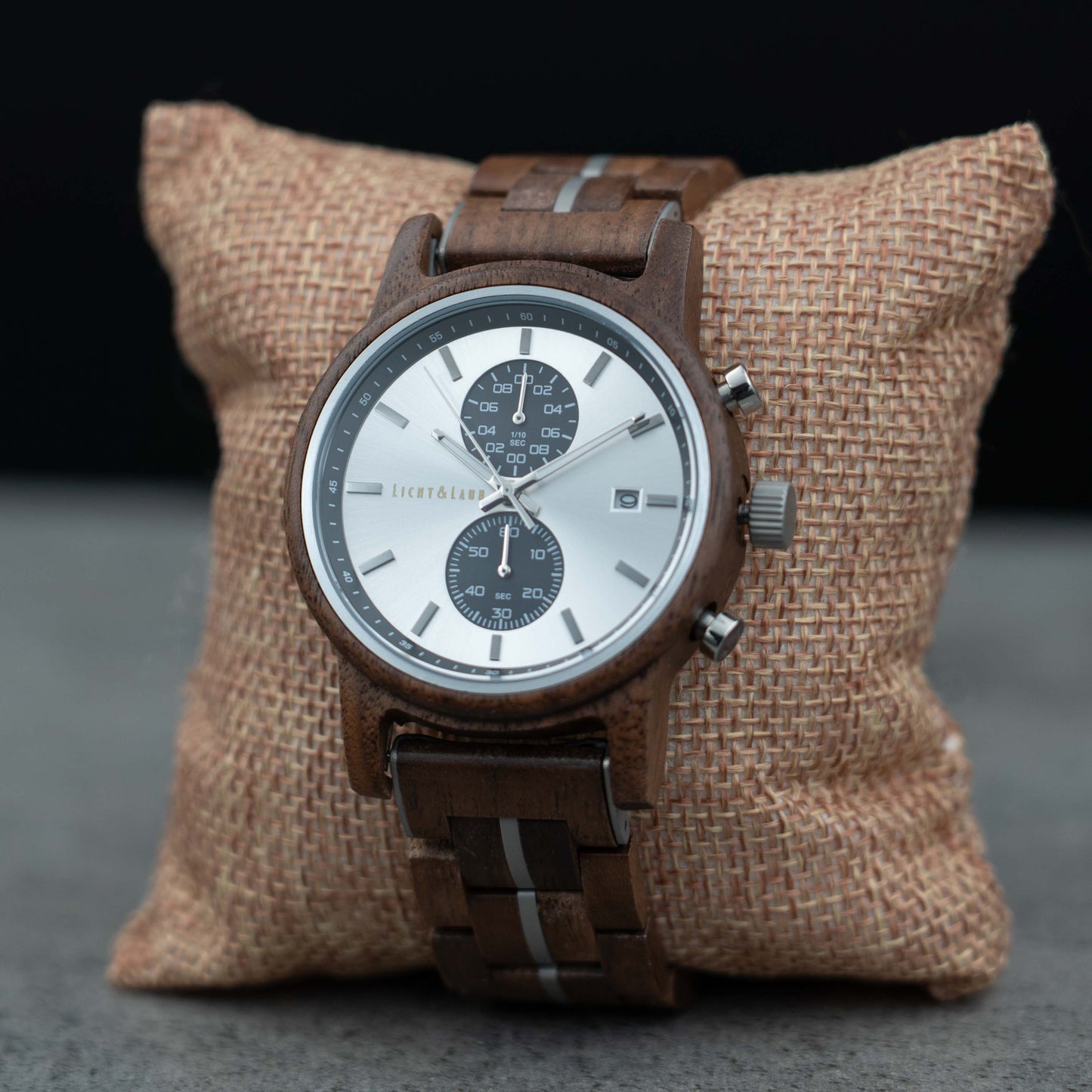 Besalu Chronograph Holzuhr