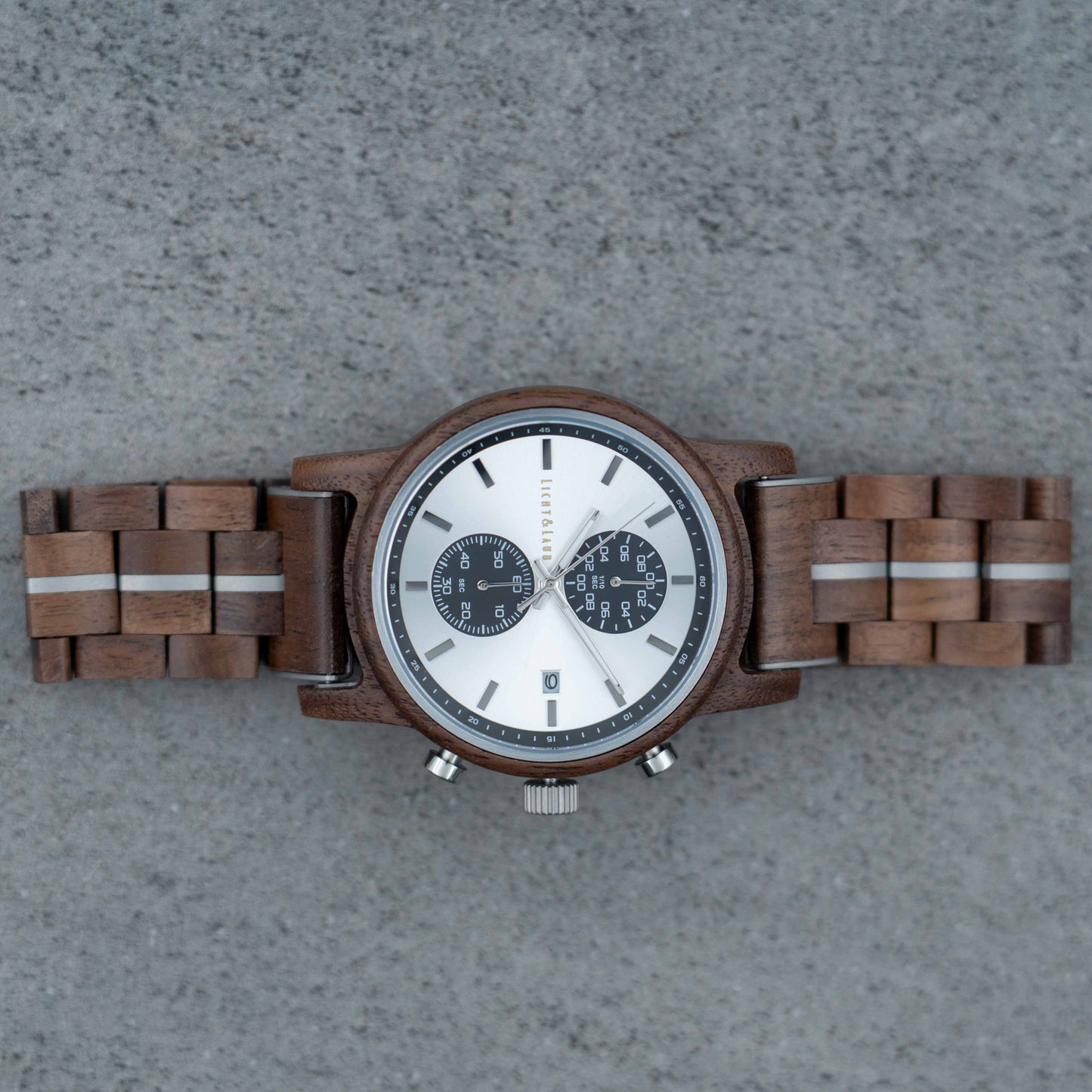 Besalu Chronograph Holzuhr