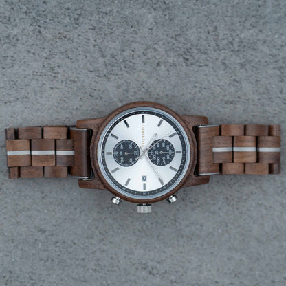 Besalu Chronograph Holzuhr