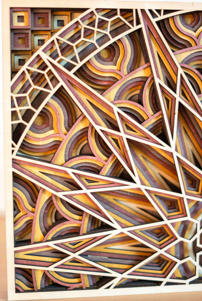 Sunrise – Mandala Wandbild