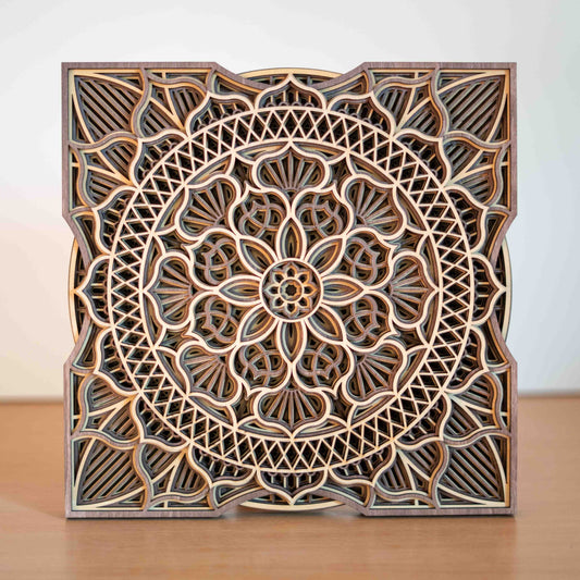 Floral Balance – Mandala Wandbild