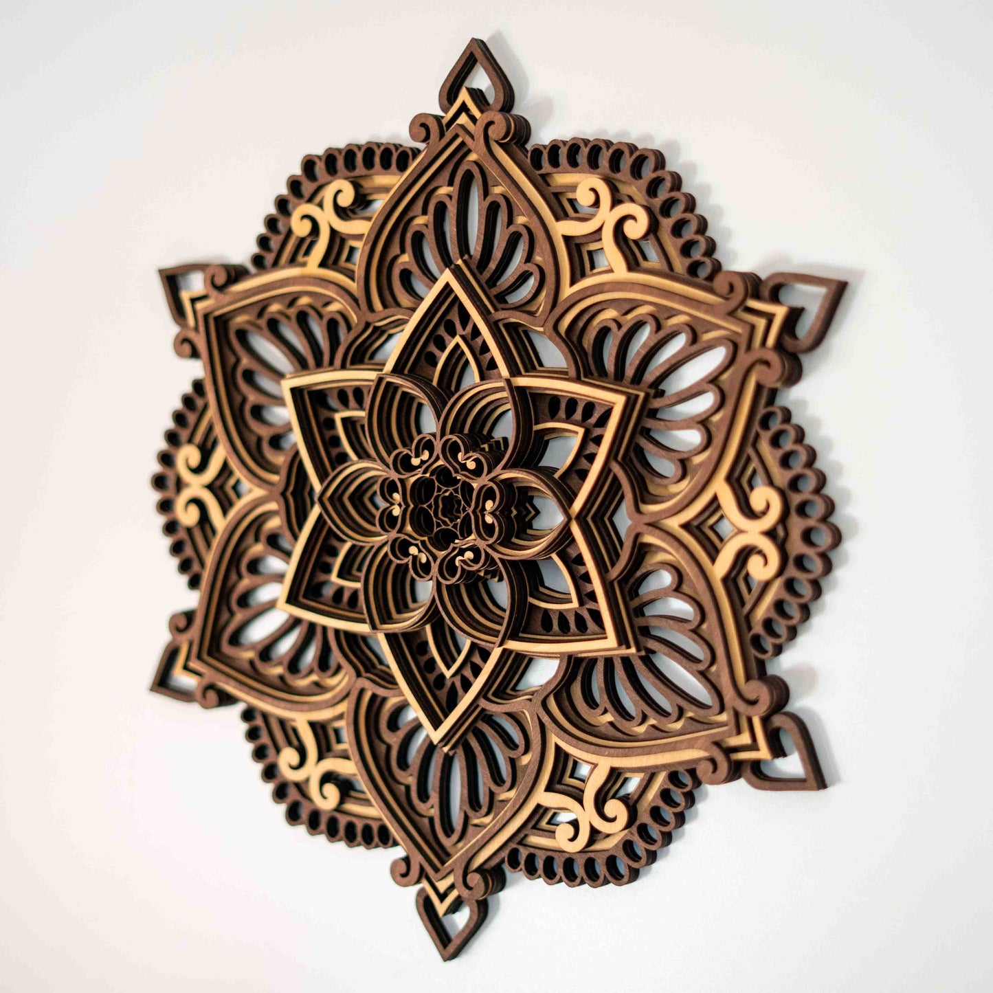 Vivid – Holz Mandala Wandbild