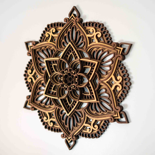 Vivid – Holz Mandala Wandbild