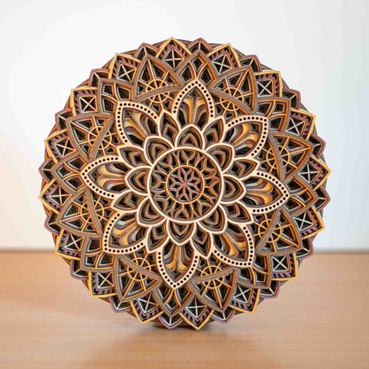 Bloom – Mandala Wandbild