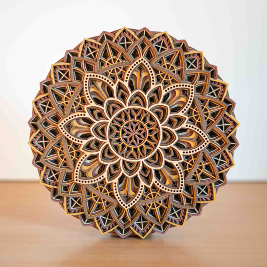 Bloom – Mandala Wandbild