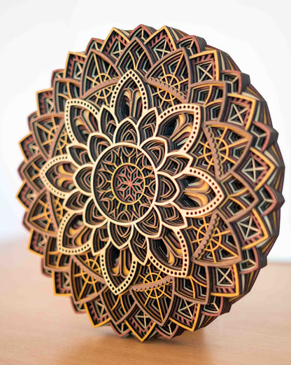 Bloom – Mandala Wandbild