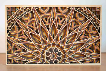 Sunrise – Mandala Wandbild
