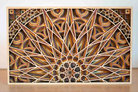 Sunrise – Mandala Wandbild
